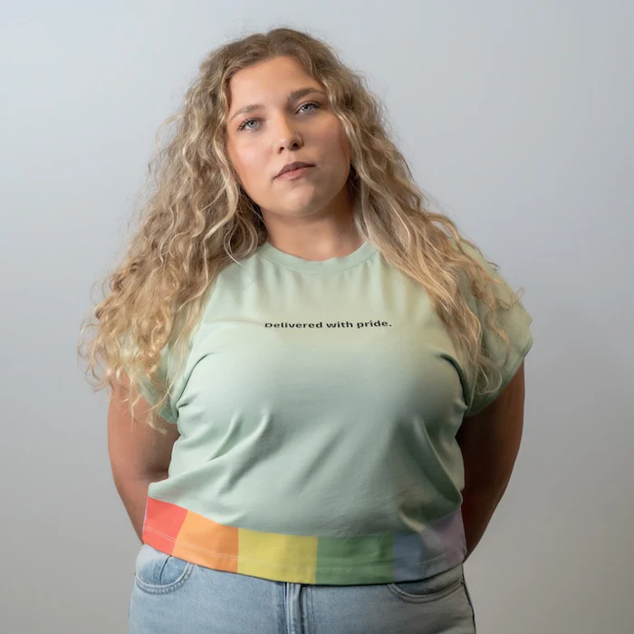 Crop Top, pastellgrün