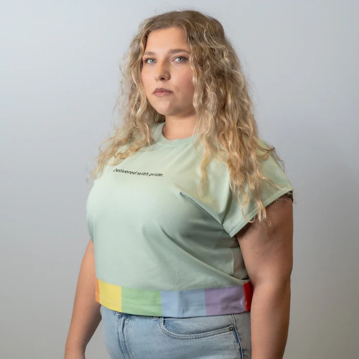 Crop Top, pastellgrün - Image 3