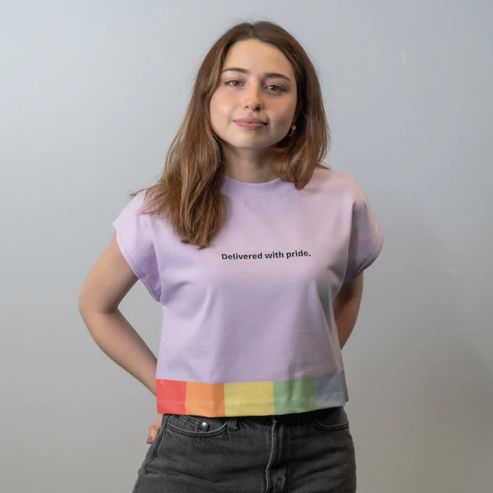 Crop Top, pastellviolett - Image 3