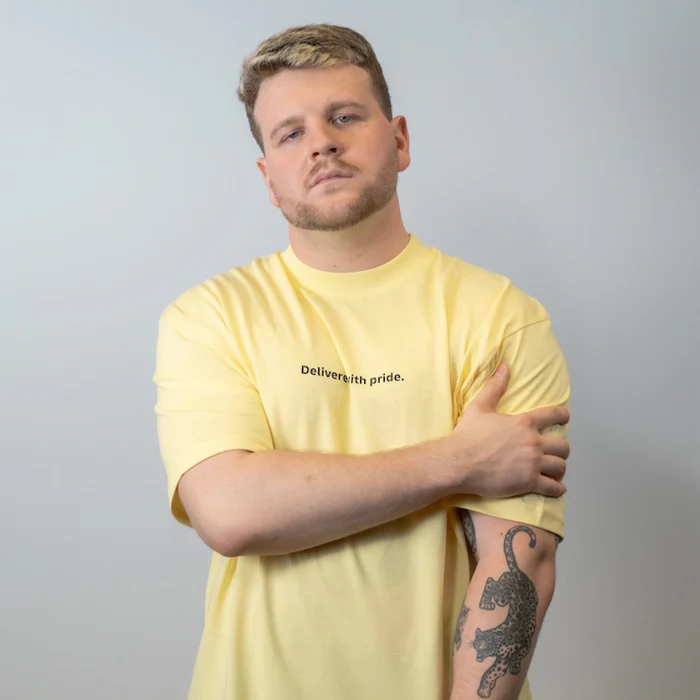 Oversized T-Shirt, gelb - Image 3