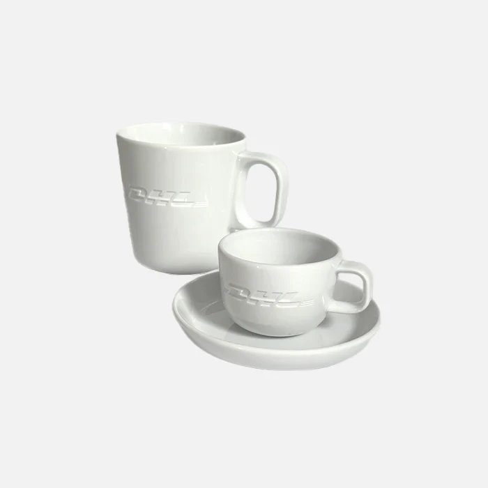 Porzellan-Espresso-Set, weiß - Image 4