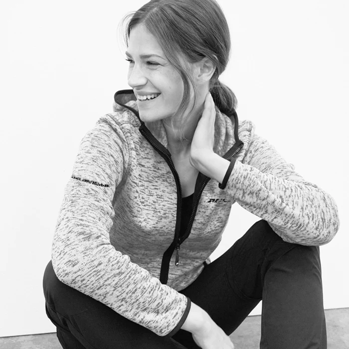Strickfleece-Kapuzenjacke, Damen - Image 2