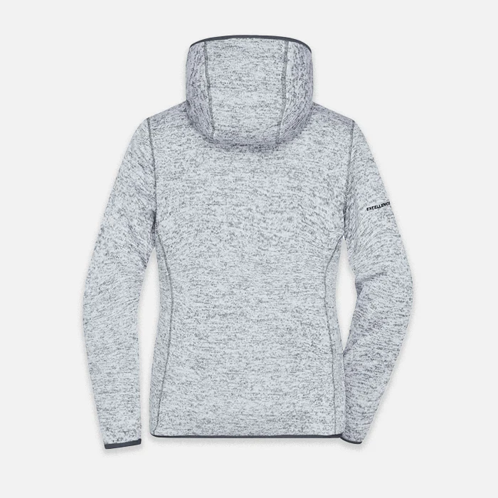 Strickfleece-Kapuzenjacke, Damen - Image 3