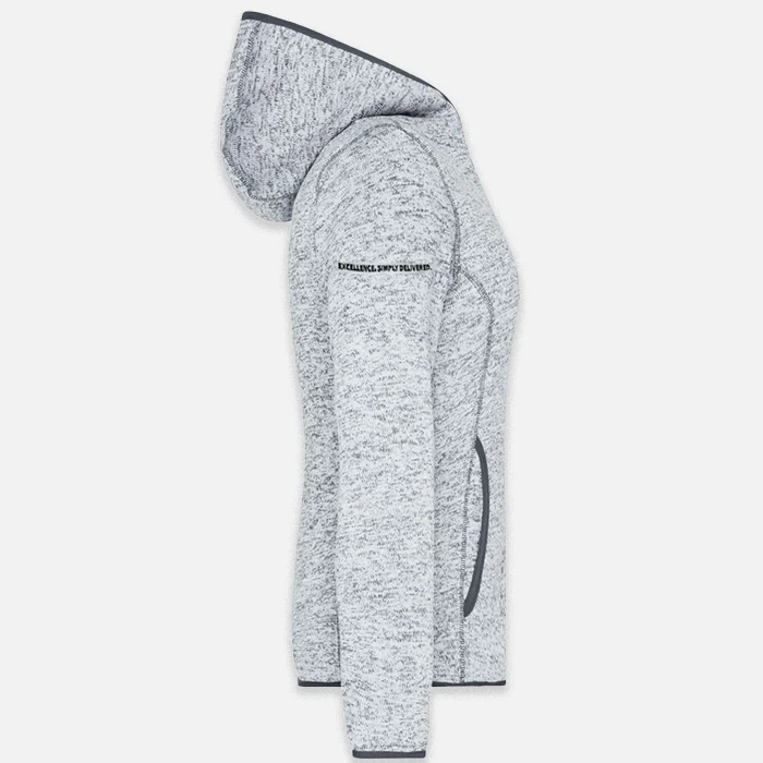 Strickfleece-Kapuzenjacke, Damen - Image 4