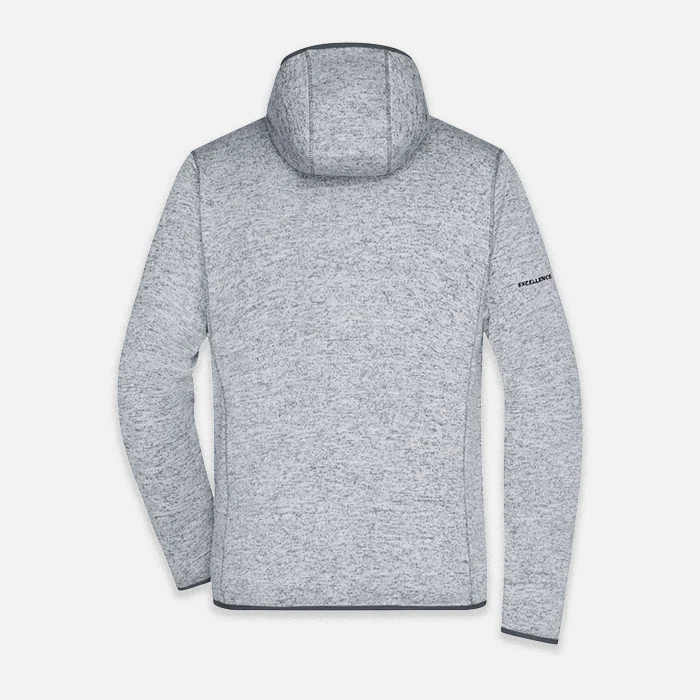Strickfleece-Kapuzenjacke, Herren - Image 3