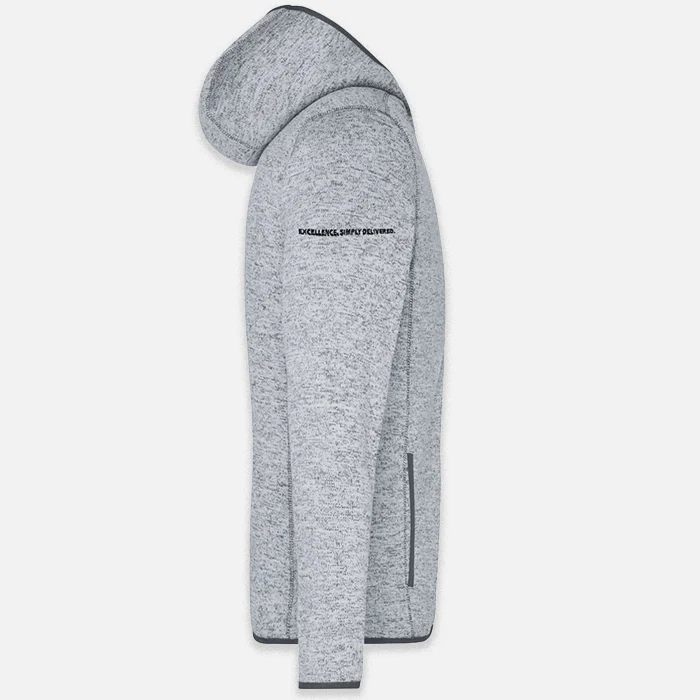 Strickfleece-Kapuzenjacke, Herren - Image 4